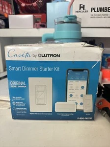 *OPEN BOX* Lutron® P-BDG-PKG1W Caseta Wireless Smart Lighting Dimmer Switch Kit - Picture 1 of 2