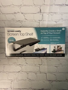 Screen Caddy - montierbar / Monitor / TV / Screen Top Regal Kabel Box Ständer Fernbedienungen - Bild 1 von 6
