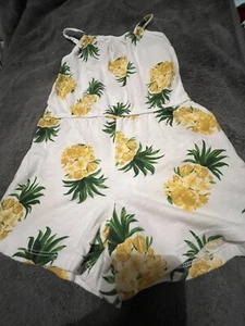 4T Girls Hawaiian Romper - Picture 1 of 12