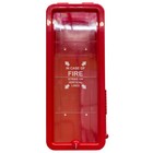 5 lb. Fire Extinguisher Cabinet FireTech Indoor Outdoor Red Surface Mount