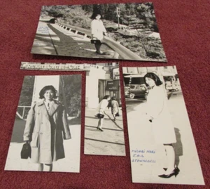 4 Fotos de Colección de Midori Maki Japan Air Lines Steward del Álbum de Marines Mercantes - Imagen 1 de 3