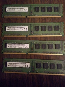 16GB (4 x 4GB) Micron 8JTF51264AZ-1G6E1 DDR3 1600MHz PC3-12800 CL11 RAM lt9 - Picture 1 of 2