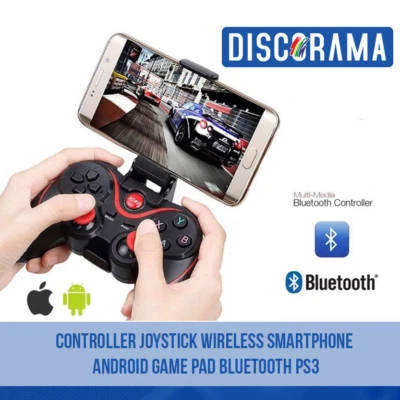 CONTROLLER JOYSTICK BLUETOOTH SMARTPHONE SAMSUNG IPHONE ANDROID WIRELESS PC PS3 - Immagine 1 di 4
