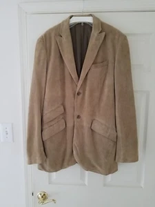 Chaqueta de Lujo Banana Republic de Gamuza con Doble Ventilación para Hombre de 2 Botones Grande/Alta - Imagen 1 de 11
