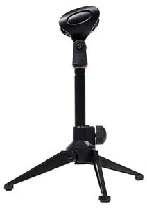 Rockville RDTS Adjustable Height Studio Desktop Tripod Microphone Stand+Mic Clip - Picture 1 of 6