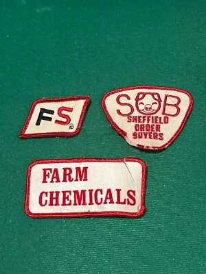 Farm Services (FS) Vintage patch, Farm chemicals patch and SOB sheffield patch  - Image 1 of 4