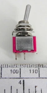 Wippschalter - Miniatur - unipolar / Einweg - Bild 1 von 3