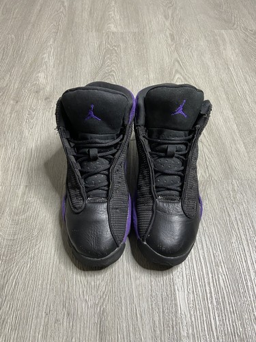 Scarpa unisex Air Jordan 13 retrò corte viola GS taglia 6Y viola 884129 015