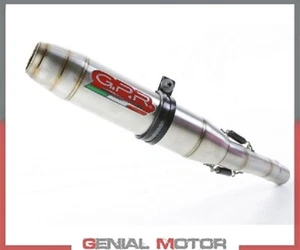 Tubo de Escape GPR DEEPTONE INOX Aprobad SUZUKI RV 125 VAN VAN 2003/17 2003 2017 - Imagen 1 de 3