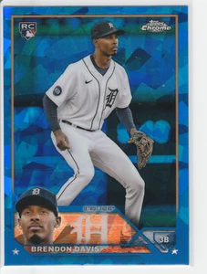Brendon Davis 2023 Topps Edición Cromo Zafiro #494 Rookie RC Tigers - Imagen 1 de 2