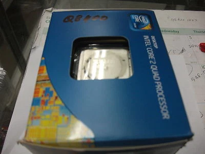 Procesador Intel Core 2 Quad Q8400 2,66 GHz/4 MB/1333 MHz Socket 775 CPU SLGT6 Foto 1 de 3
