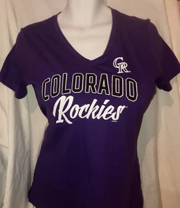 Colorado Rockies Women’s T-Shirt Size Large - Picture 1 of 1