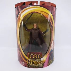 King Theoden Lord of the Rings Toy Biz Two Towers Figure 2002 LOTR Sword Attack - Picture 1 of 9