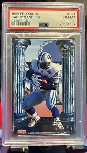 1995 Pro Magnets Barry Sanders Classics PSA 8 Pop 1 RARE LIONS - Picture 1 of 1