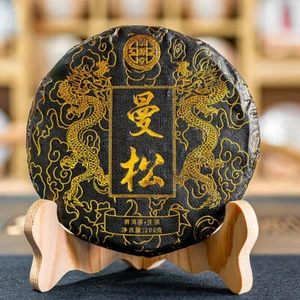 400g Yunnan Raw Puerh Tea Mansong Organic Pu-erh Tea Cake Chinese Pu'er Shengcha - Picture 1 of 9