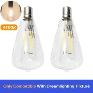 2 PIEZAS 12V LED Bombilla Edison 3W 150 Lúmenes Blanco Cálido 3500K Luz Colgante Global - Imagen 1 de 8