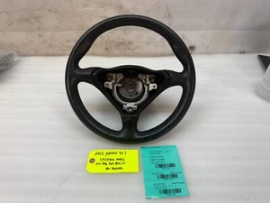 99-05 PORSCHE CARRERA 911 996 OEM BLACK LEATHER THREE SPOKE STEERING WHEEL - Picture 1 of 12
