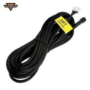 AUXBEAM 20ft 4 Pin Wiring Relay Extension Cable Fit For BA80 GA80 AR-800 RA80 XL - Picture 1 of 6