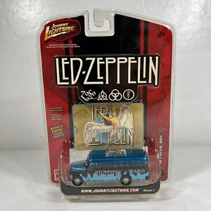 Johnny Lightning Led Zeppelin '56 Chevy Bus Limited Edition New Bonus Sticker