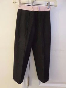 GIRLS FLORIANE BLACK PANTS SZ 4 - Picture 1 of 4