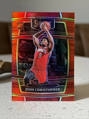 2021-22 Select Josh Christopher Red Prizm Rookie Color Match /199 - Image 1 of 4