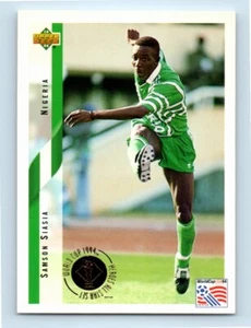 Tarjeta de fútbol 1994 Upper Deck World Cup Heroes and All-Stars #29 Samson Siasia - Imagen 1 de 2