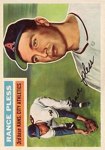 1956 Topps #339 Rance Pless RC - NM