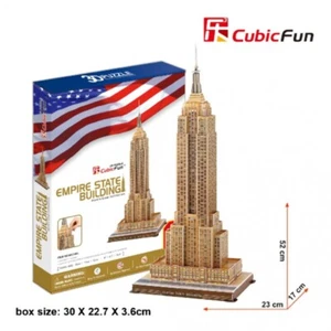 CubicFun 3D Puzzle EMPIRE STATE BUILDING NEW YORK - MC048H - Imagen 1 de 4