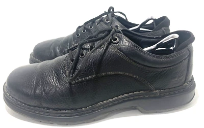 Timberland Madison Summit 牛津男式 9.5 W 黑色皮革系带鞋 29512   — 第 1/4 张图片