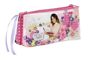 Disney Violetta 2-fach Federmäppchen Schlampermappe Mäppchen Federmappe Mappe - Bild 1 von 1