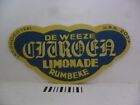De Weeze Limonade Rumbeke Closed 1972 (unused beer label) 1941