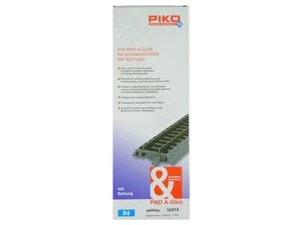 Gleise A Gleis 6 x Bogen mit Bettung R4, 908 mm, Piko H0 55414 neu, OVP - Bild 1 von 2