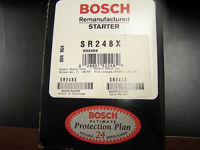 Arranque Bosch SR248X remanufacturado para Nissan Máxima Datsun Foto 1 de 4