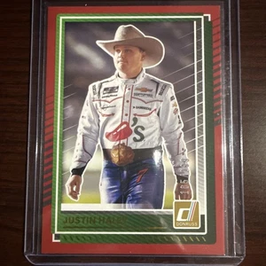 Justin Haley 2025 Donruss Racing Red Parallel /299 - Picture 1 of 3