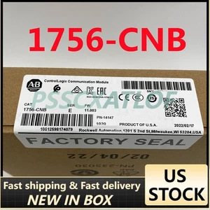 New Factory Sealed AB 1756-CNB ControlLogix Communication Module US Free Tax - Picture 1 of 3