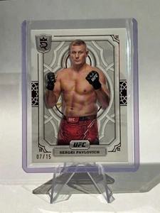 Sergei Pavlovich 2024 Topps Royalty UFC Red Base /15 - Picture 1 of 2