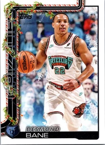 Desmond Bane #185 2025-26 Topps Holiday - Memphis Grizzlies - Picture 1 of 2