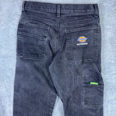 Dickies Skateboarding Jeans Men's 28x32 Vincent Alvarez Carpenter Grunge Black - Image 1 of 4