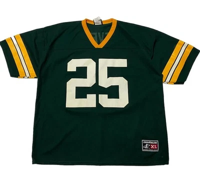 Vintage Green Bay Packers Jersey Mens XL Green 90s Logo Athletic NFL #25 Levens - Image 1 of 4