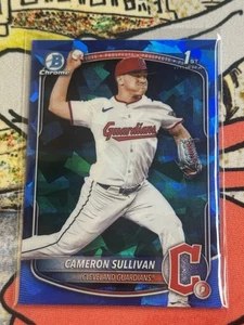 2025 Bowman Sapphire Cameron Sullivan Chrome 1st #BCP-97 Guardians - Picture 1 of 2