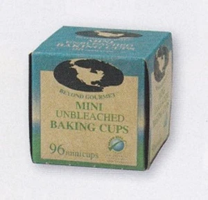 Beyond Gourmet Unbleached Baking Cups  Mini  or Regular Size