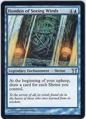 Honden of Seeing Winds – Champions of Kamigawa – MTG Magic the Gathering Card - Image 1 of 2