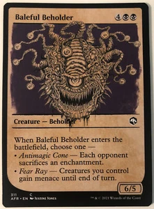 Magic The Gathering Baleful Beholder Adventures in the Forgotten Realms 311 regular común - Imagen 1 de 1
