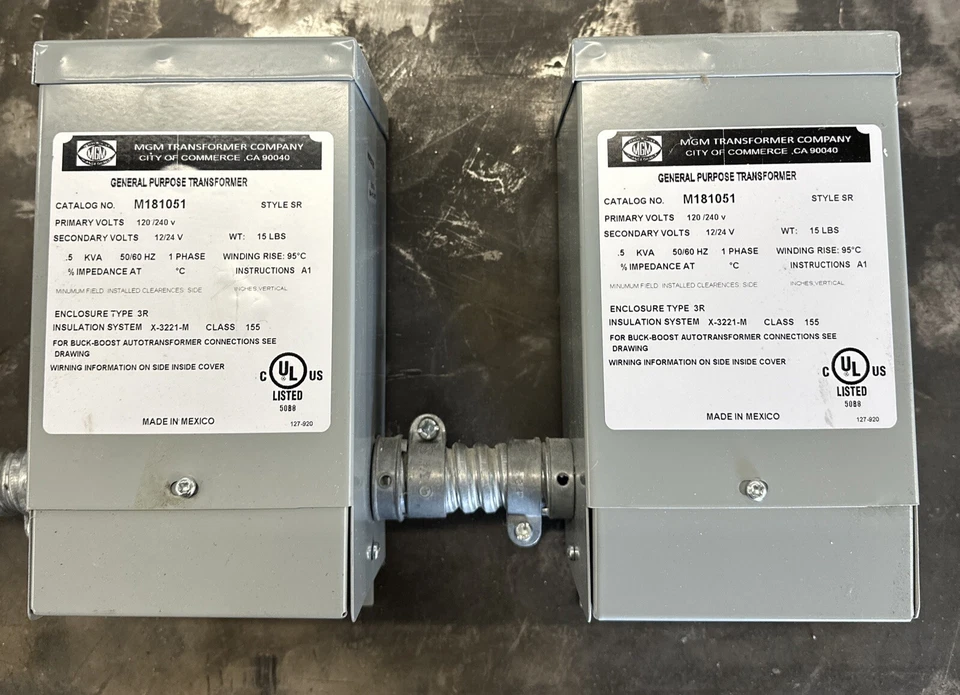 MGM Transformer Company M181051 Buck/Boost Box PAR 10/10 Estado Usado Probado Foto 1 de 4