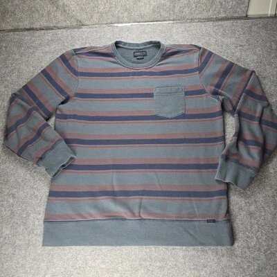 Толстовка O'Neill - Bixby в полоску серая с передним карманом - Изображение 1 из 4