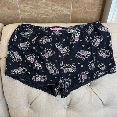 Pijama Pantalones Cortos ISAAC MIZRAHI Azul Marino Rosa Dormir Salón Elefante Talla S Foto 1 de 4