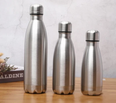 Trinkflasche Edelstahl Vakuum auslaufsicher Sportflasche BPA frei - Bild 1 von 4