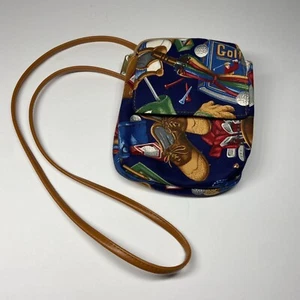 Borsa a tracolla vintage piccola novità stampa golf con stampa golf - Foto 1 di 8