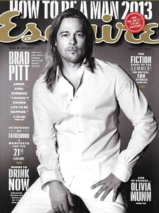 Esquire Magazine Brad Pitt Olivia Munn Best Bars Men's Style Hillary Clinton - Imagen 1 de 12