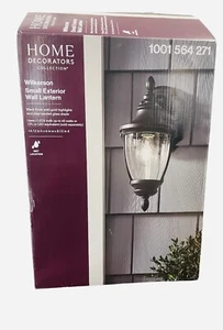 Home Decorators Collection Small Exterior Light Black Outdoor Wall Lantern - Picture 1 of 5